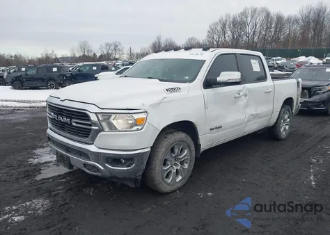 2021 Ram 1500 Big Horn из США, поврежденный, VIN 1C6SRFFT6MN545848